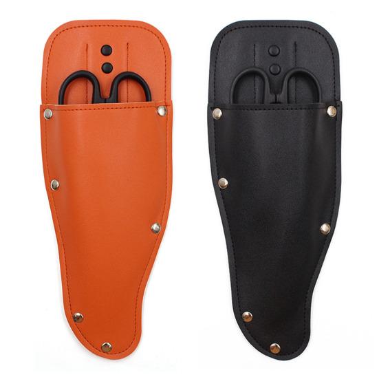 Gardening Shears Holster Garden Pruner Sheath Faux Leather Protective Cover Belt-Compatible Scabbard for Pruner Plier Shears