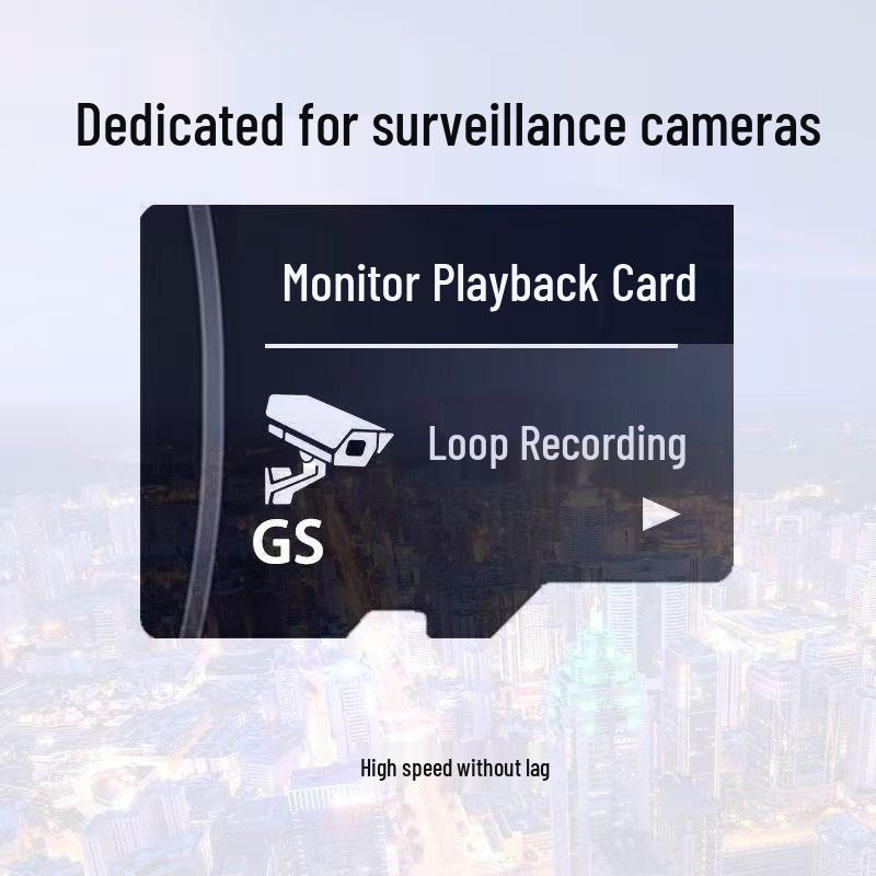 High-Speed Universal Dash Cam & Surveillance Camera Memory Card - Supports TF/SD with 16G/32G/64G Storage Options