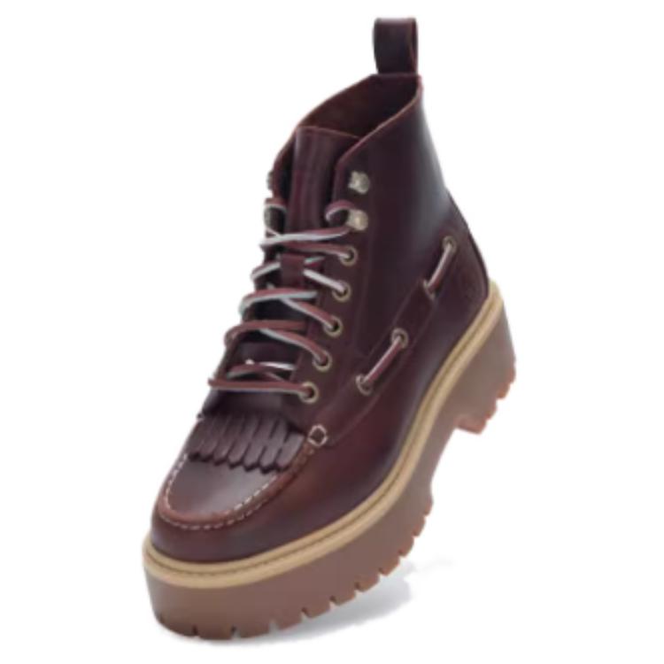 Timberland Fashion Short Ankle Martin Boots Women Boots Red-Brown A27YZEIW