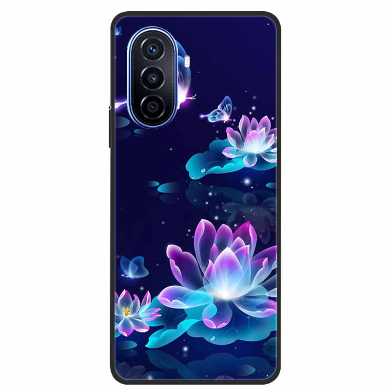For Huawei Nova Y70 Plus Case Wolf Black Silicone Soft Phone Case For Huawei Nova Y70 Back Cover Case NovaY70 Y 70 Funda Coque