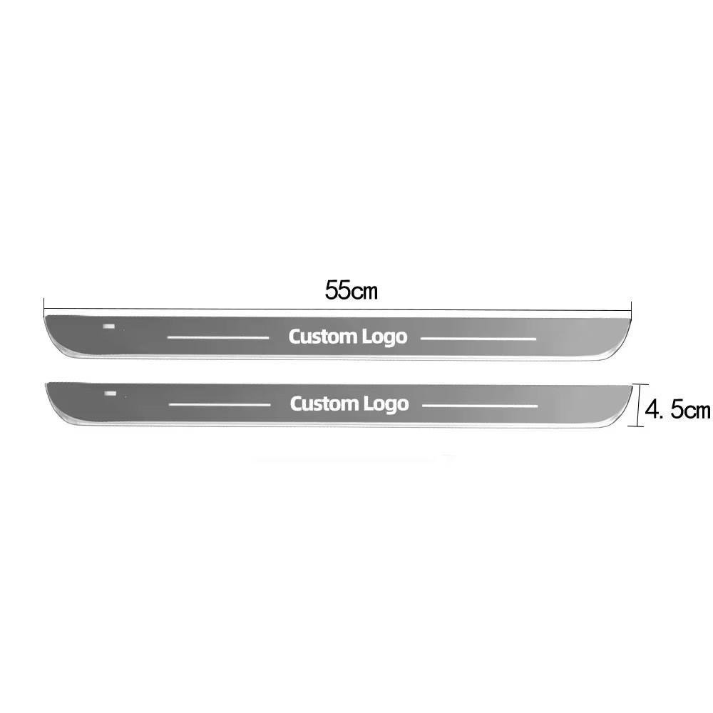 

For Soueast A5 car threshold light custom logo LED welcome light threshold pedal light accessories easy to install A5