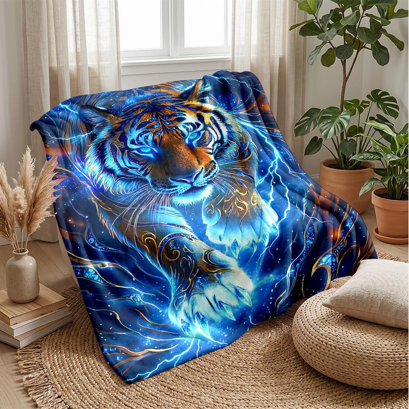 Electric Guitar Symphony 2 Theme Blanket Lightweight Warm Flannel Blanket Decorative Throw Blanket for Home Decoration