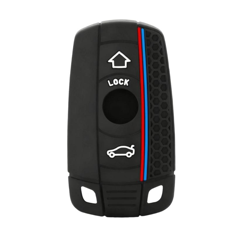 

360 Degree Protective Key Case Heat Resistant Flexible Silicone Cover Suitable for For Select Models Car 1