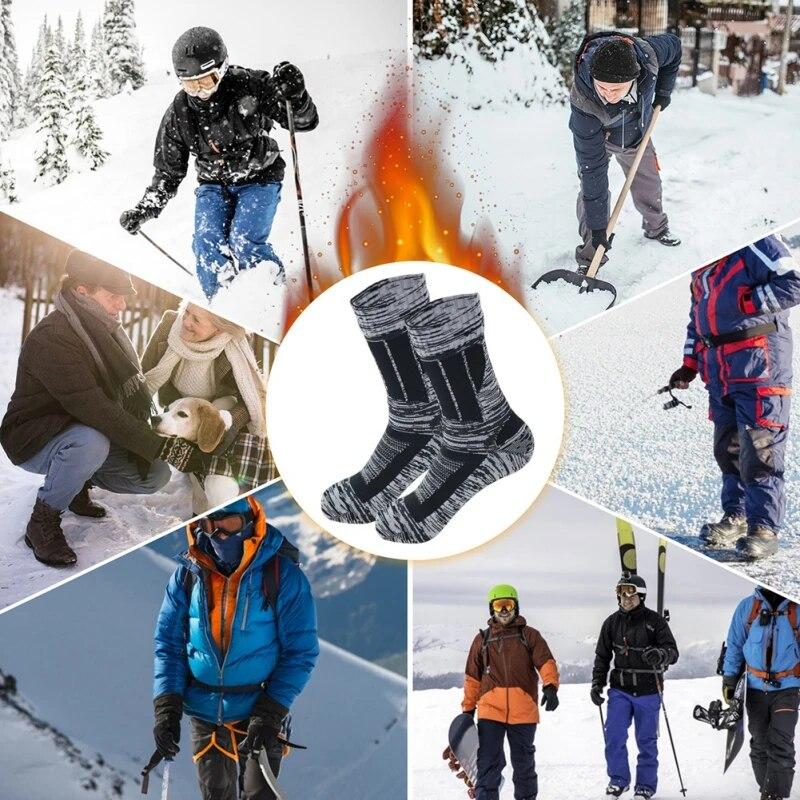 Venkovní brodící ponožky Teplé pánské i dámské stejné voděodolné sportovní ponožky