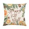 Pillow Cover Autumn Plant Print Linen Pillow Cover Living Room Sofa Cushion Cover Home Decoration