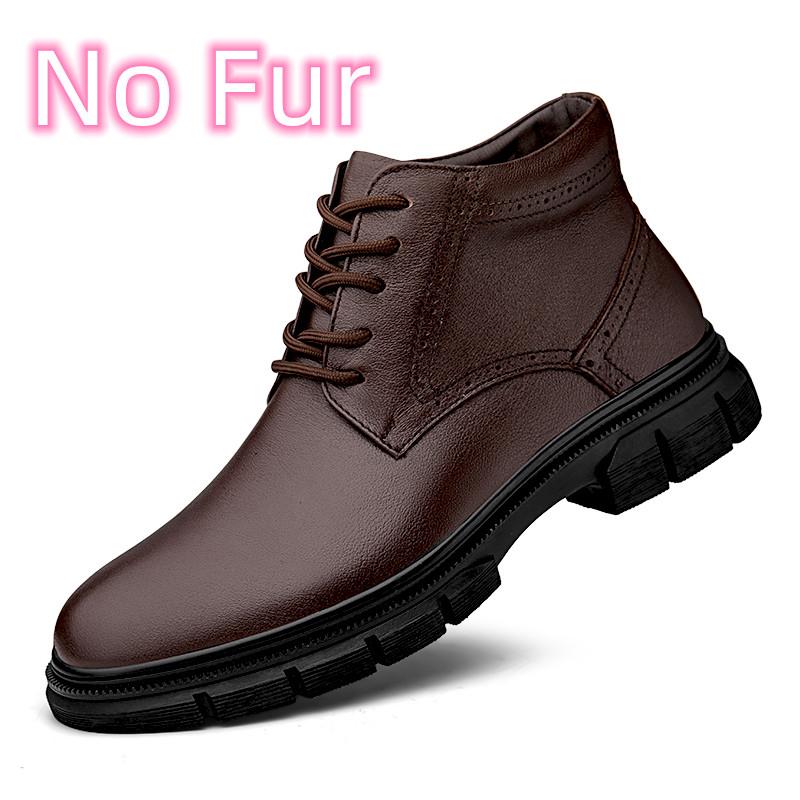 

Fashion Lace-Up Men Leather Shoes 2024 New Motorcycle Ankle Boots Couple Unisex Classic Motocross Boots High Top Fashion Military Boots 47