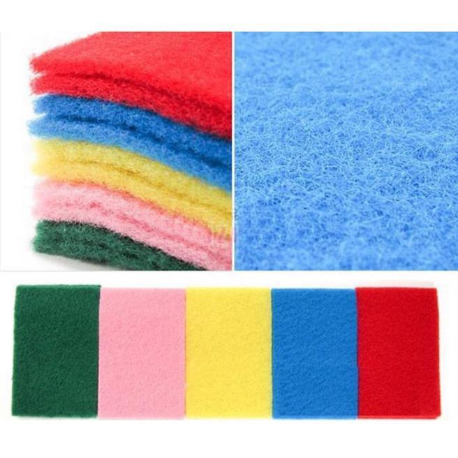 10pcs NEW Kitchen Home Scouring Scour Scrub Cleaning Pads Random Color