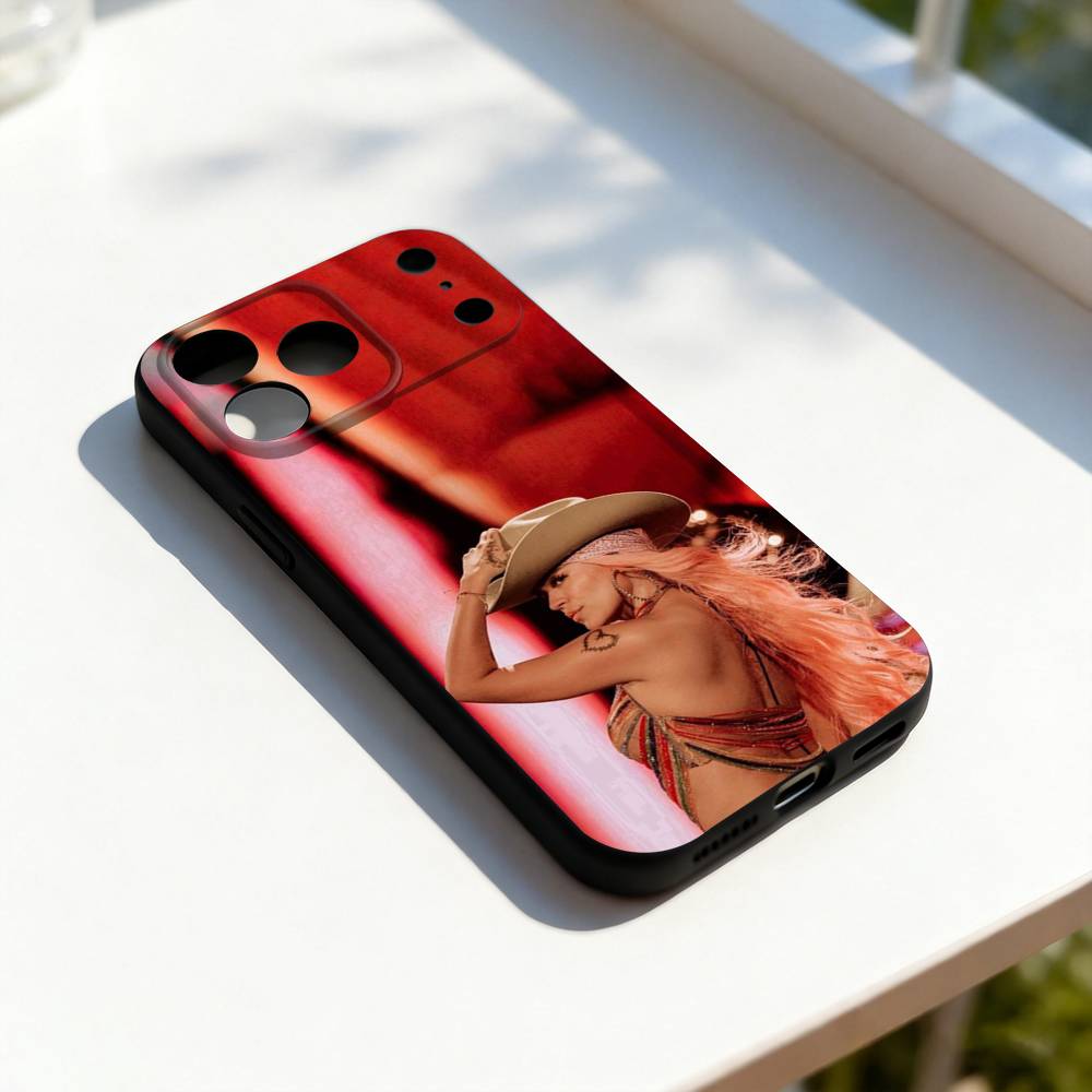 

K-Karol G A-Amargura Cool Phone Case For iPhone 17,16,15,14,13,12,11,Pro,Max,Plus,E,SE4,Air,Mini Black Soft Cover iPhone14Pro