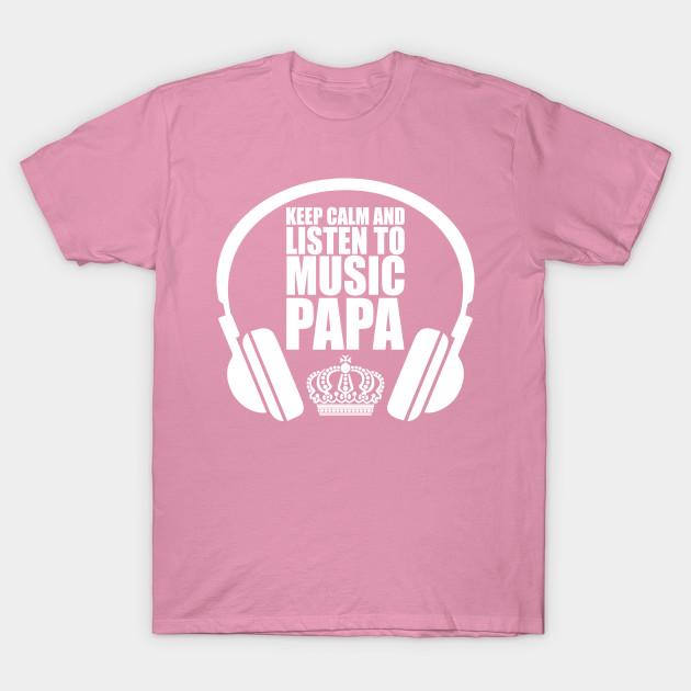 T Shirt Women Keep Calm And Listen To Music Papa Harajuku Print Kawaii Tshirt Summer Short Sleeve Female T-Shirt Top Tee