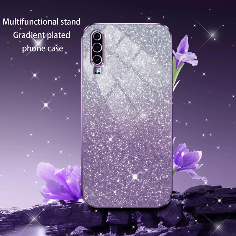 Galvanisiert Bling Glitzer Glänzend Handyhülle Für Huawei P30 Pro P30 Lite P40 P50 P60 Pro P50 Pro P40 Pro P60 Schutzhülle