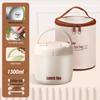 304 Stainless Steel Multi-Layer Insulated Lunch Box - Portable Bento for Office and Student Use
