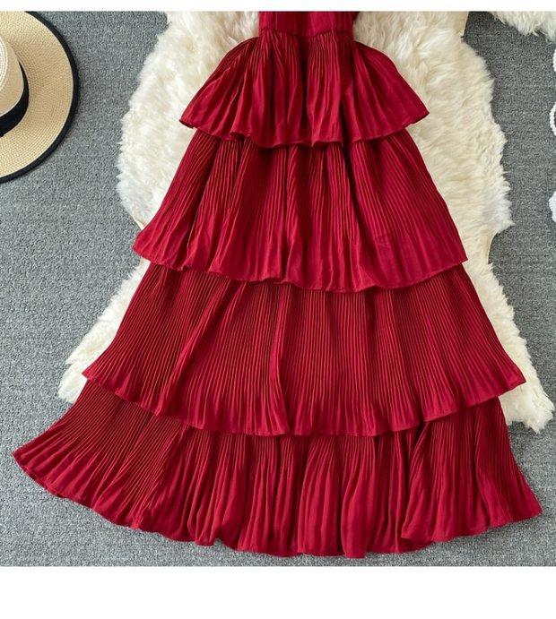 Léto Ženy Přehozené Volánky Špagetové Pásky Šaty Dovolená Plážové Vestido Dámské Elegantní Úzký midi župan s vysokým pasem