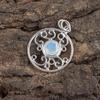 Milky Opal Pendant, Handmade Gemstone Pendant, 925 Solid Sterling Silver Pendant Jewelry, For Engagement Gift