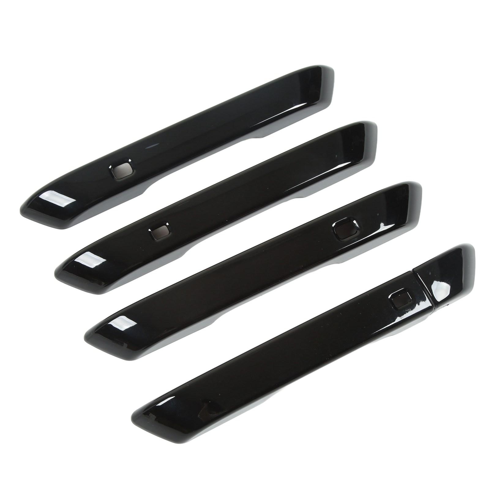 

5 шт. наклейка на внешнюю боковую ручку двери автомобиля глянцевая черная сменная для Kia Carnival KA4