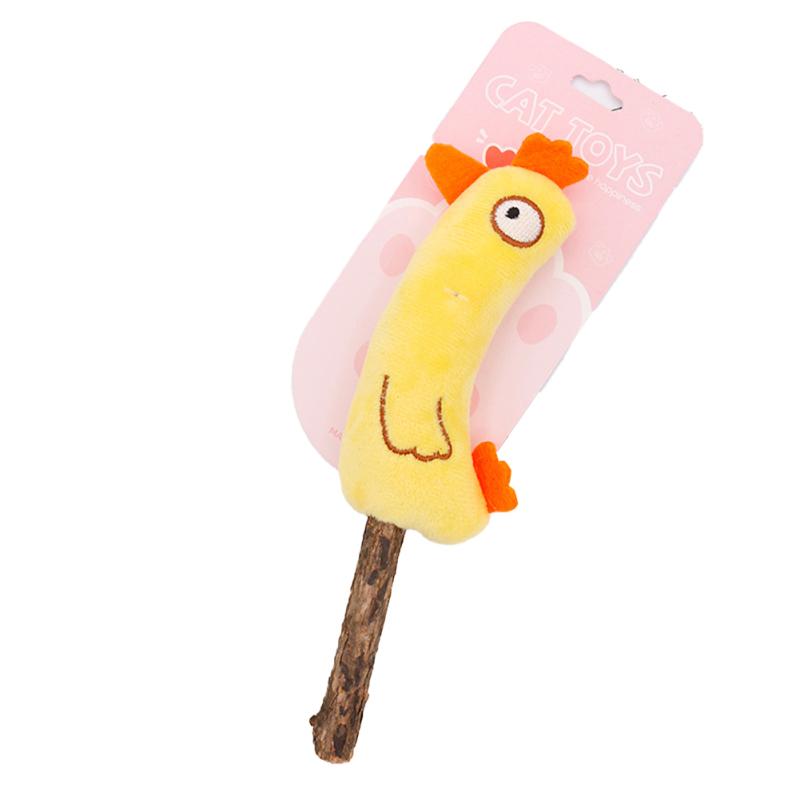 Pp Cotton + Mutianli Cat  Teeth  Cleaning  Snacks  Toys Colorful Cute Cartoon Shape Catnip Molar