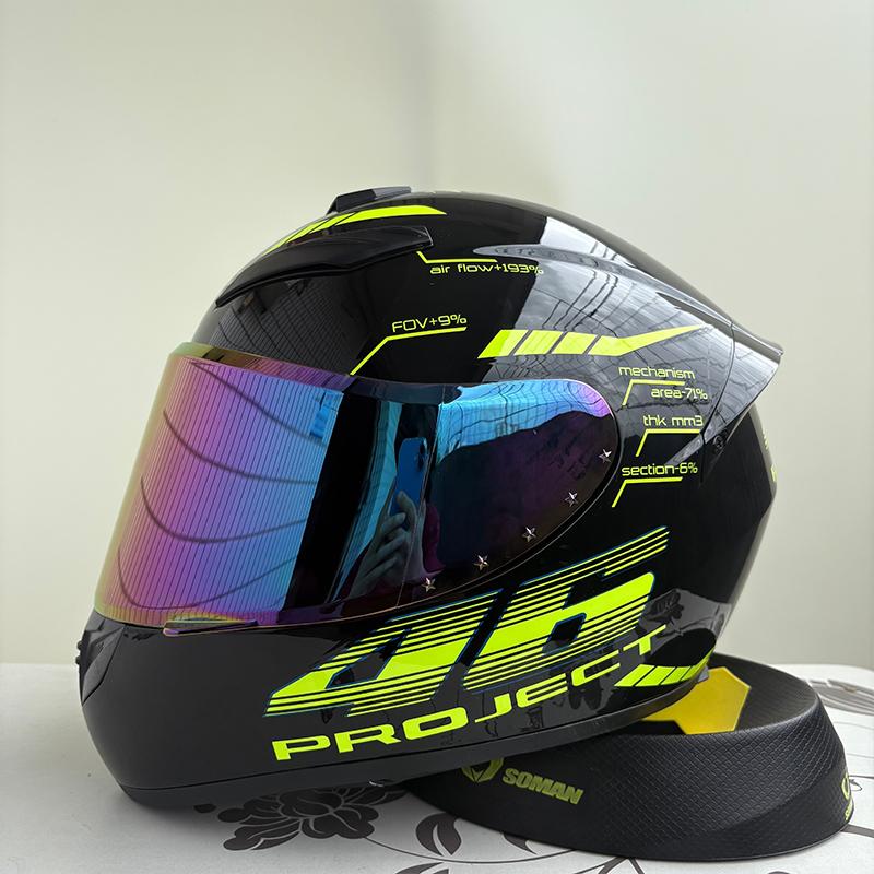Full Face Motorcycle Helmets Latest Downhill Racing Motorbike Riding Casco Capacete De Moto DOT Approved For Men Women Kask
