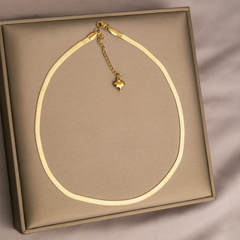 Золотое Модное Высококачественное Ожерелье для Женщин, Элегантная Простая Летняя Ключичная Цепочка Ювелирное Изделие