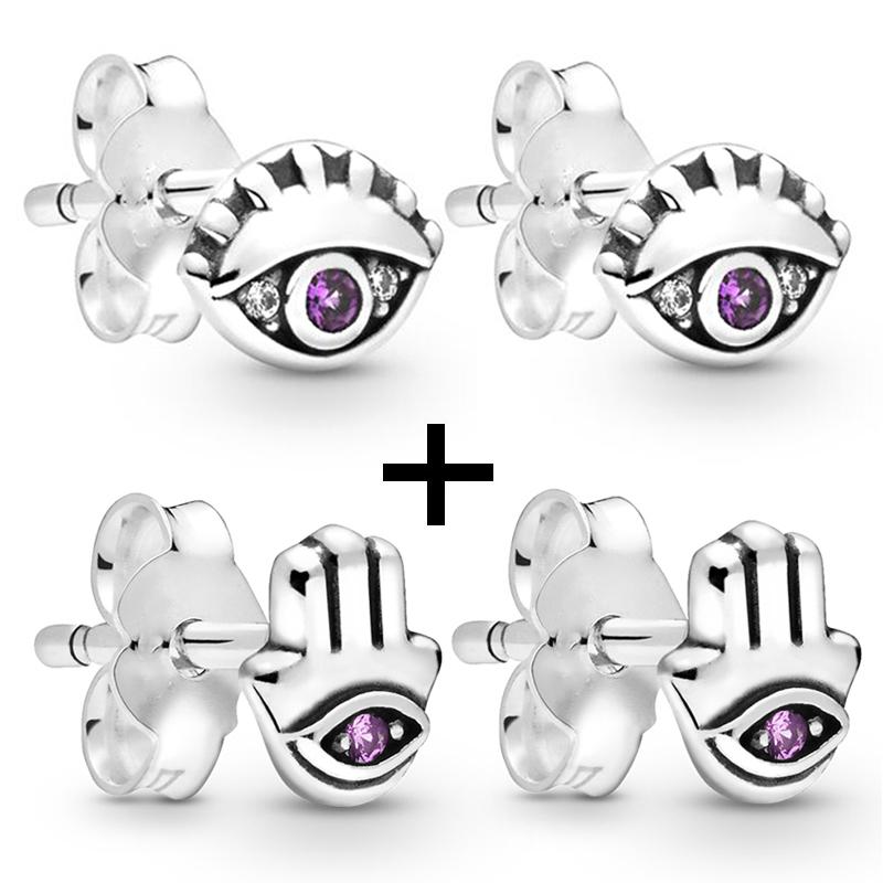 2 Paare/los Silber Überzogene Kristall Stern & Mond Blume Stud Ohrringe Für Frauen Frau Kubikzircon Weiblichen Ohrringe Bijoux Hochzeit geschenk