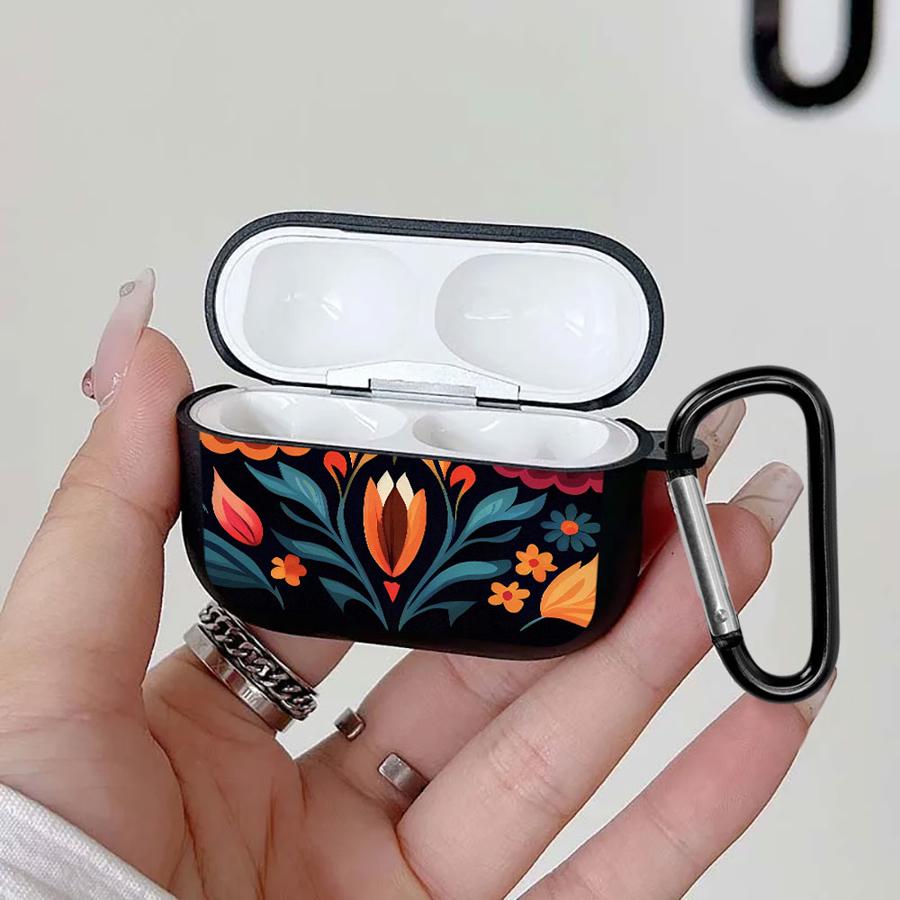 Floral Pattern Case For Airpods 3 1 Pro3 Pro2 2 Pro 4 Earphone Cases Cover