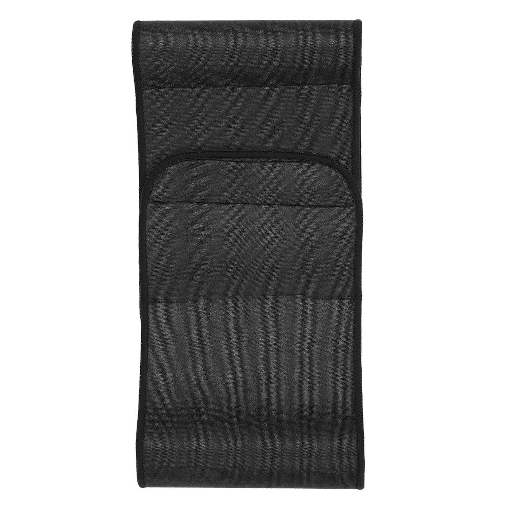 Breathable Waist Trimmer Wrap Adjustable Abdominal Waist Trainer Waist Support WrapBlack