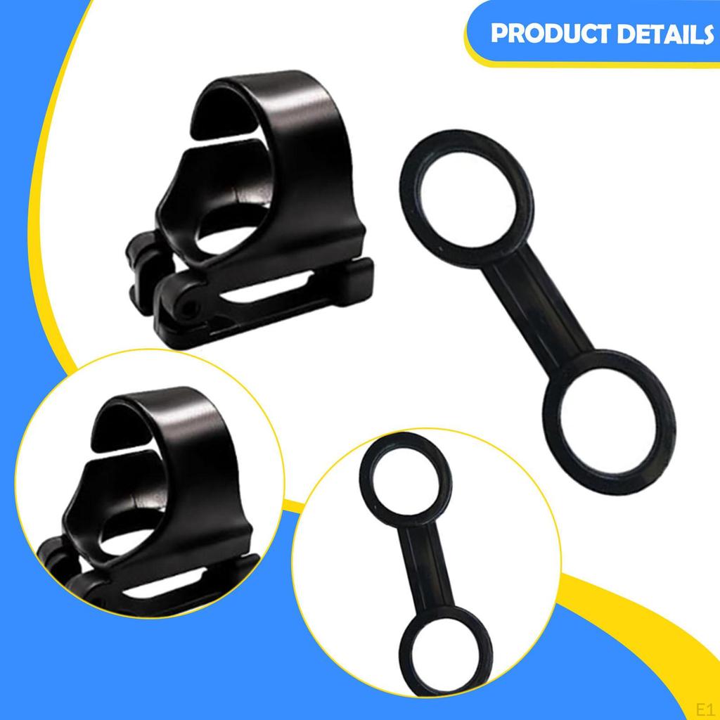8 Pieces Scuba Dive Clips Attachments Universal Lightweight Tube Holders