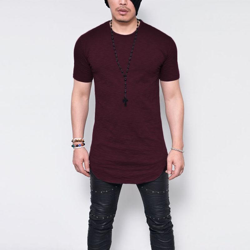 Men S Casual Slim Fit Round Neck Short Sleeve T Shirt