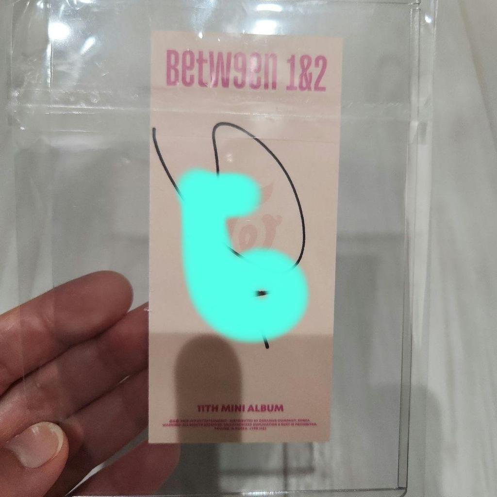 [USED] TWICE Mina Sign Between 1 & 2 Bookmark