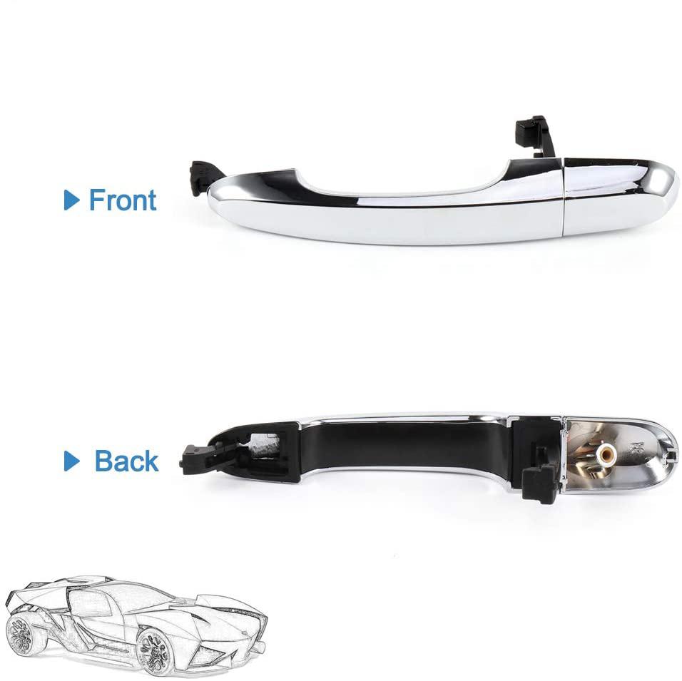 Exterior Rear Right Outside Door Handle Passenger Side For Kia Sorento Oe: 82651-2p010