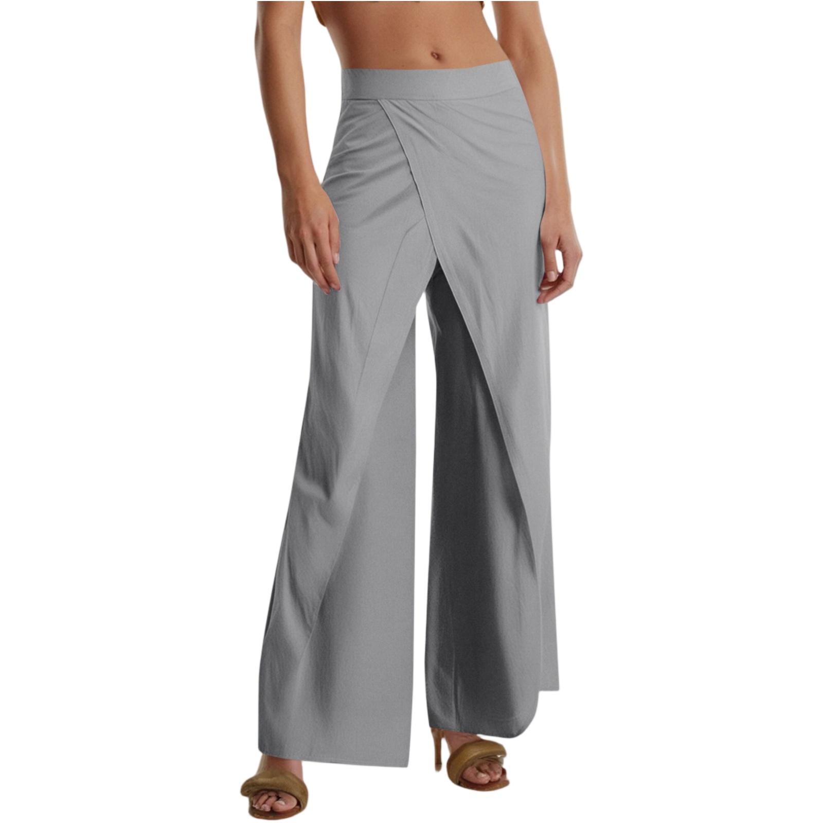 

Women s Fashion Color Sports Fitness Yoga Pants Wide Leg Pants XXL