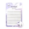 6mm Natural-Look False Eyelashes with Transparent Stem – 10 Rows for Beginners