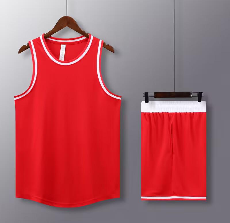 Unisex Summer Basketball Team Jersey & Shorts Set for College Students