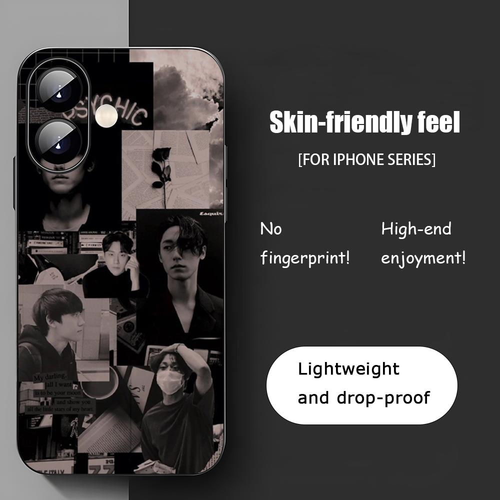 Popular Star L-lee Do H-yun Phone Case For iPhone 17 16 15 14 13 12 11 X XR XS 8 Plus Mini Pro Max Soft black Shockproof Cover