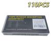 150Pcs Cotter Pin Set 2mm R-Clips Spring Connectors High Hardness Splint Pins for Car Repair DIY Handcraft Hardware Use