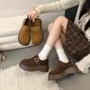 All-inclusive Women's Autumn and Winter New Models, One Pedal, Thick Sole, Small Man, All-match Outside