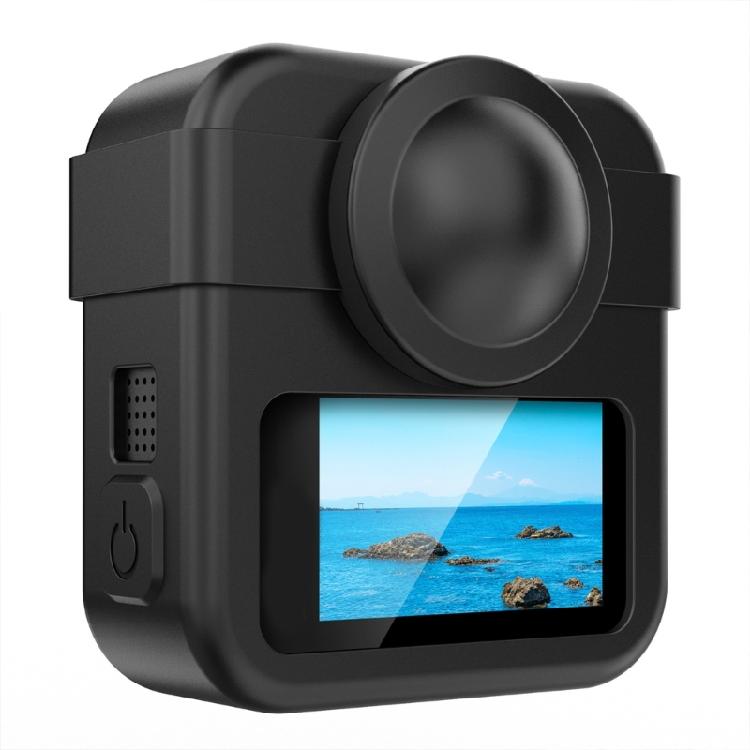 Reinforced Dust Resistant Silicone Shell Protector For MAX2 Action Camera Quick Release Design Secures Fit Battery Cover