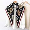 Summer 1116 New Twill Cool Triangle Scarf Women's Fashion Versatile Neck Protection Scarf Thin Sunscreen Outer Scarf