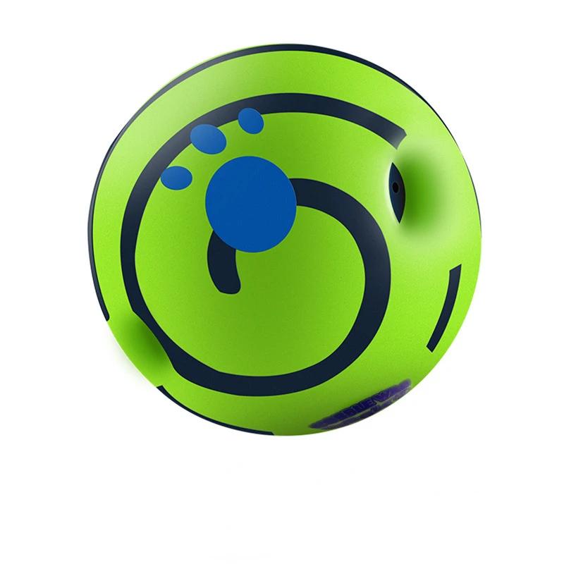 

Интерактивная игрушка для собак Wobble Wag Giggle Glow Ball Веселые звуки смеха при катании или тряске Питомцы знают лучше Как видно по ТВ 7cm белый