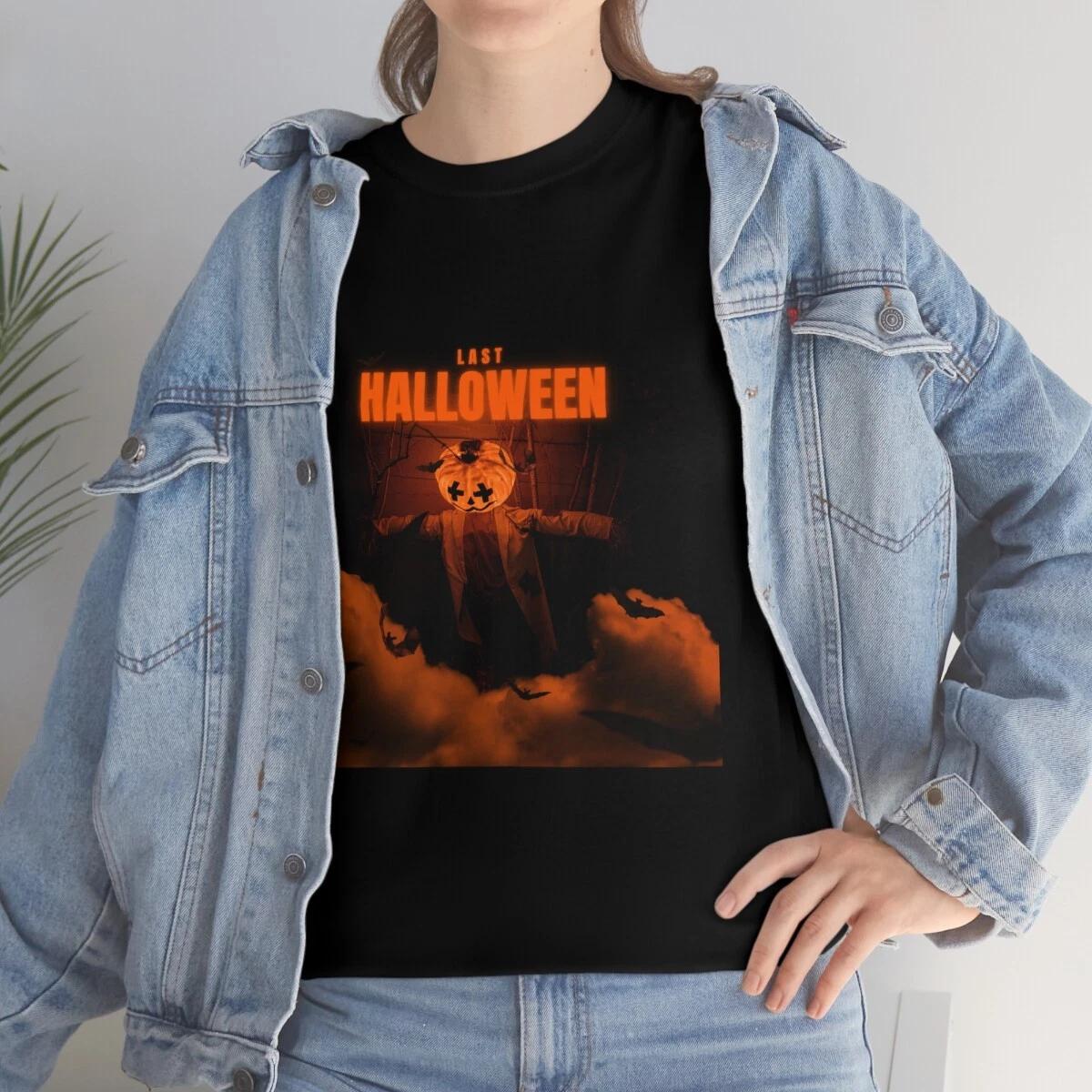 

Halloween Horror Night T-shirt - Scare Crow Shirt / Last Halloween T-shirt meme 2XL