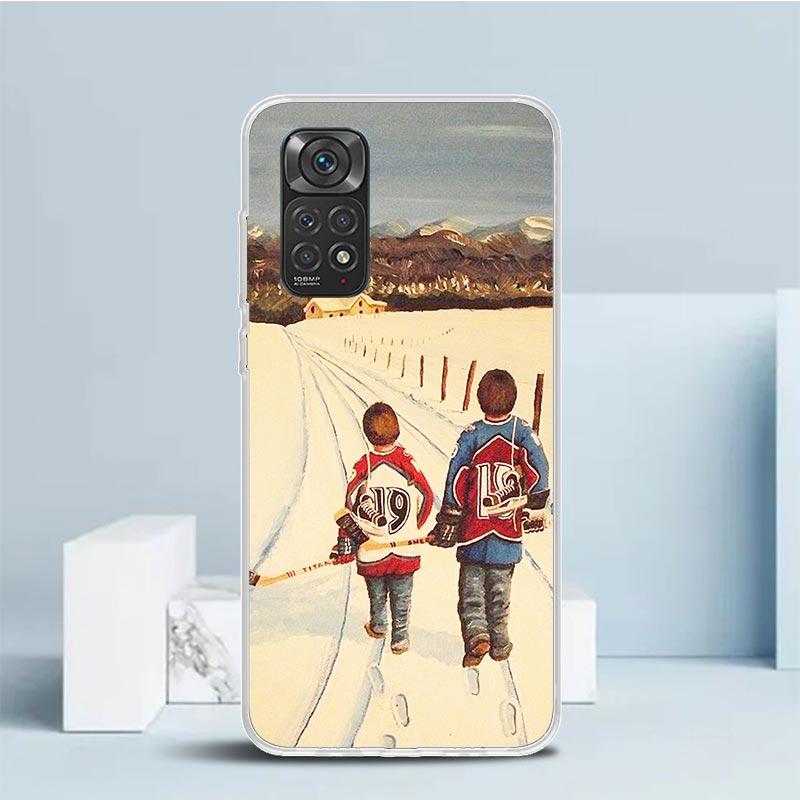Ice Hockey Rink Sport Phone Case For Xiaomi Redmi Note 15 14 14S 13 12S 12 Pro Plus 11S 11 11T 11E 10S 10 + Soft TPU Back Cover