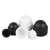 Yellow and White PE Plastic Decorative Nut Cap (M3~M24)