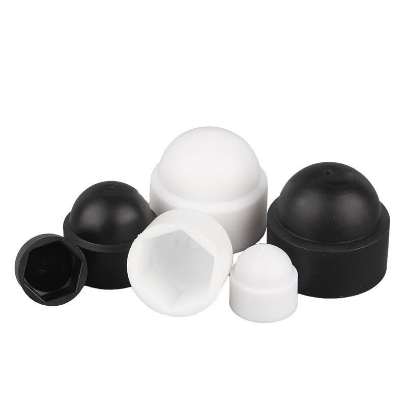 

Yellow and White PE Plastic Decorative Nut Cap (M3~M24) M4 x 7