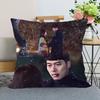 45x45cm Crash Landing On You Hyun Bin Pillowcase Bedroom Home Decorative Pillow Cover Square Zipper Pillow Cases Satin Fabric