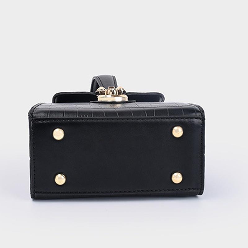 IELGY coconut bento box-shaped lock buckle all-match messenger bag women