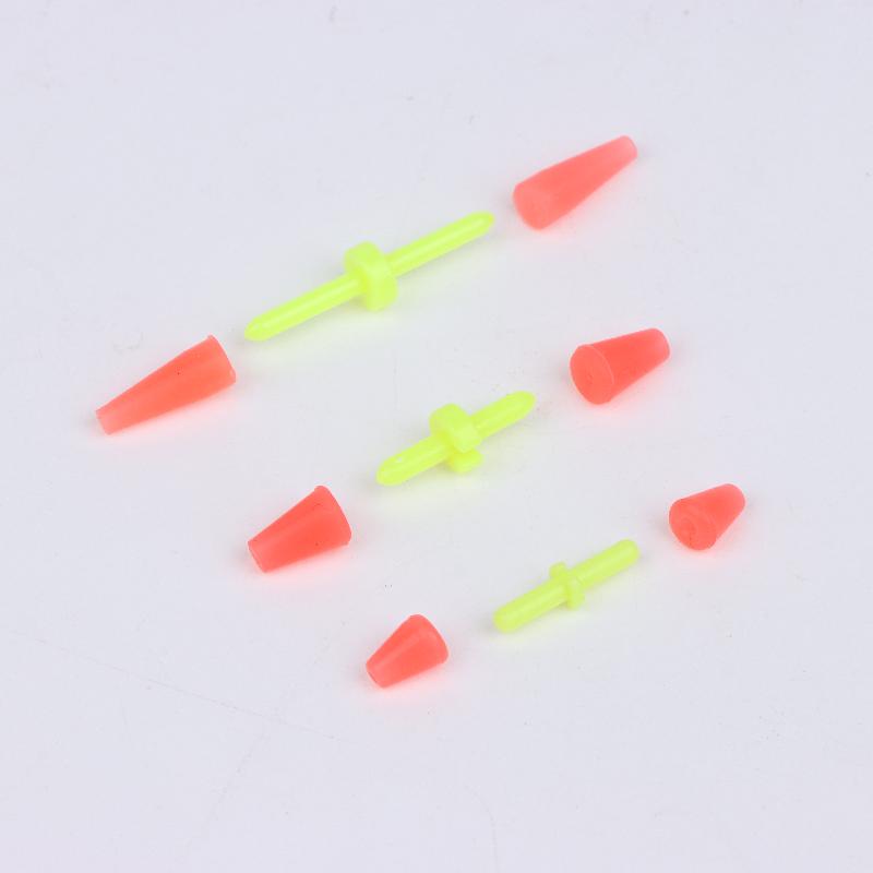 100Pcs/Lot Rock Sea Fishing Anti Wind Bar Cara Rod Bobber Float Stoppers Fishing Tackle Fishing Float Stoppers Tool Accessories