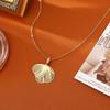 24K Butterfly Wing Leaf Pendant Necklace & Earrings Set - Elegant, Exquisite, Hollow Collarbone Chain Jewelry