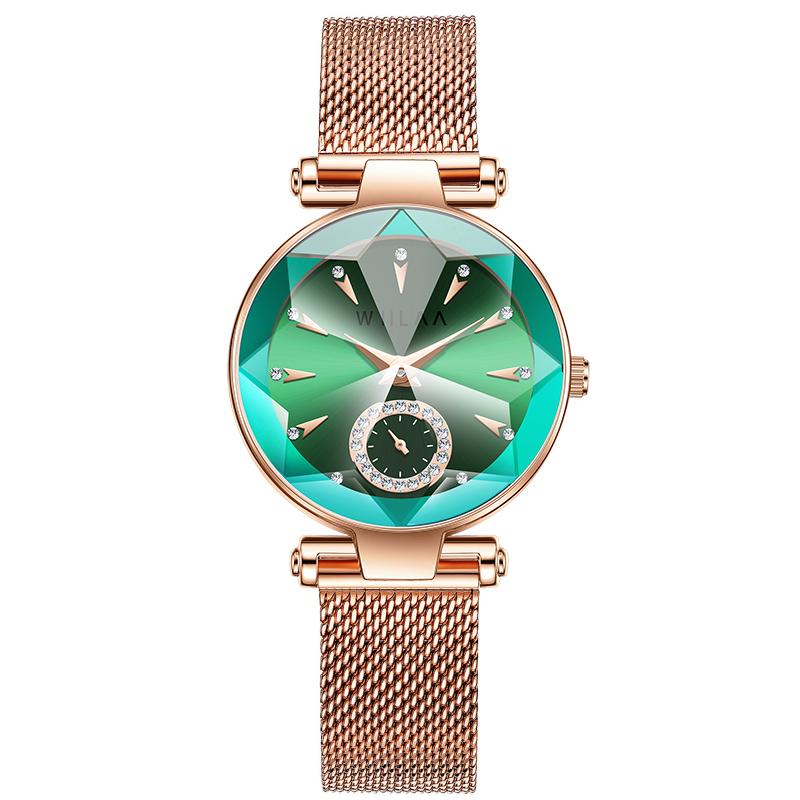 Luxusmarke Armbanduhren Damen Roségold Damenuhr für Damen Schmuck Weibliche Stunde Lässige Damen Quarzarmbanduhren