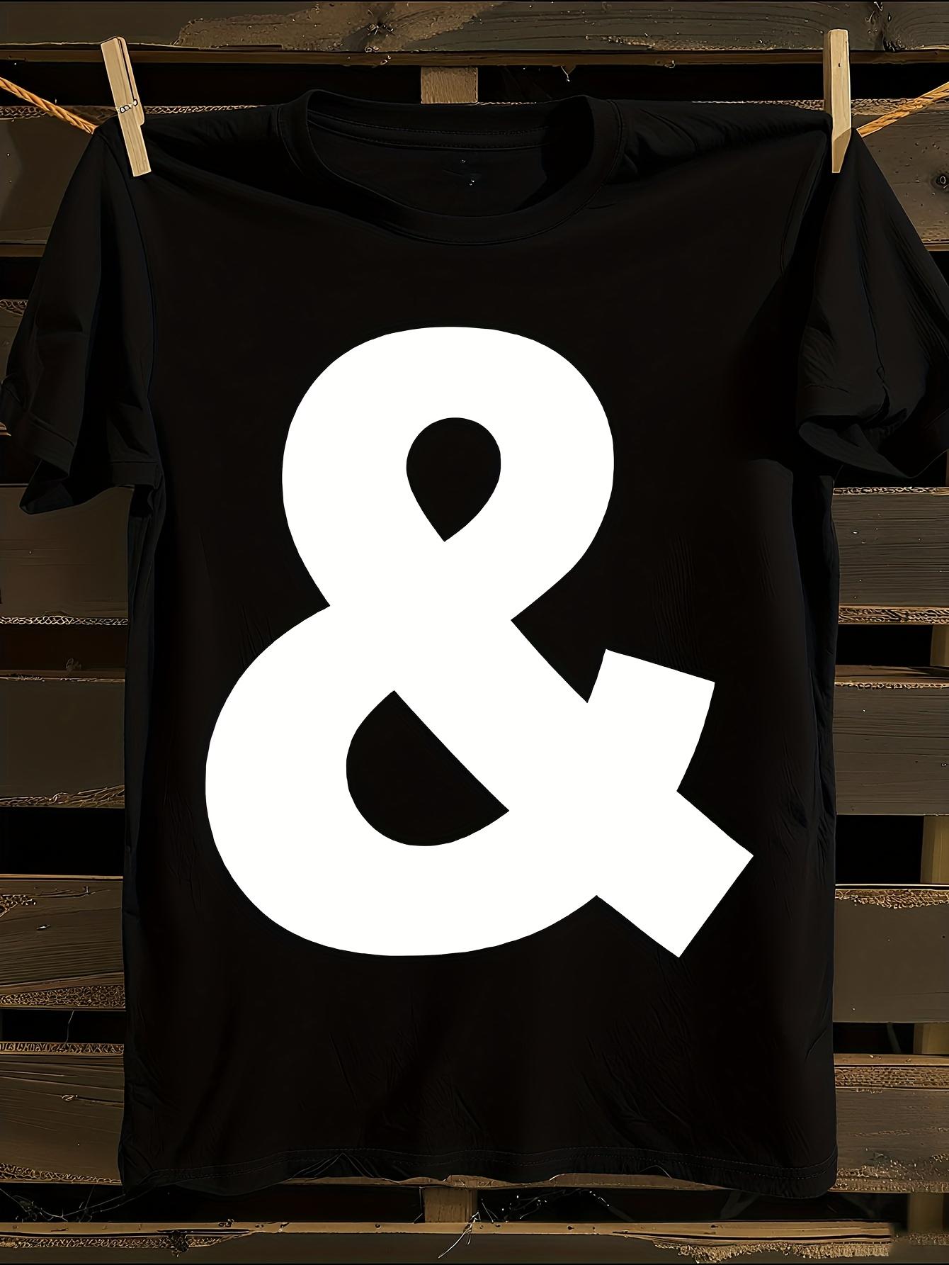 s Ampersand Symbol T-Shirt L