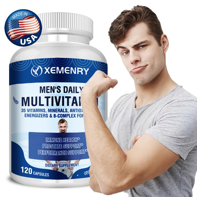 Men's Daily Multivitamin, Contains Lycopene, Saw Palmetto Extract, and Immune Support