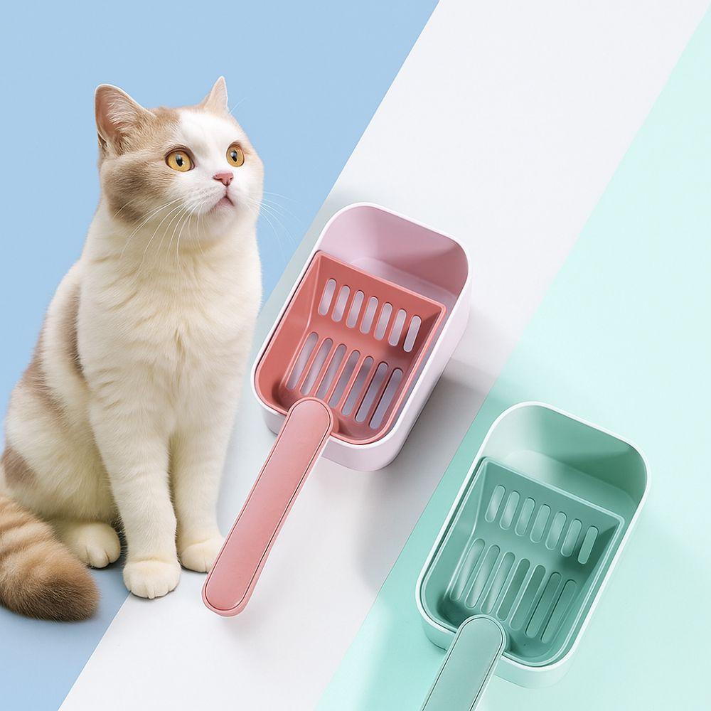 Large Capacity Cat Litter Scoop Plastic Pets Litter Shovel Pet Poop Shovel  Cat Litter Box Cleaning
