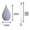 LED Glowing Water Drop Juggling Balls Colorful Light Up Circus Props for Party Performance